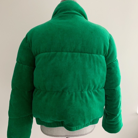 🐸green puffer jacket from forever 21🐸 - Picture 2 of 2